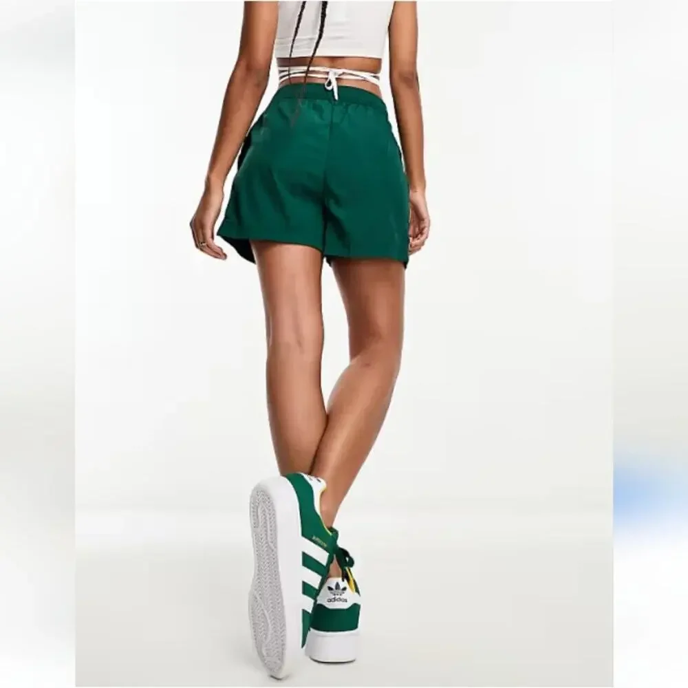 Adidas Tiro Snap-Button Football Shorts Green Women's Sz LRG - Picture 2 of 7